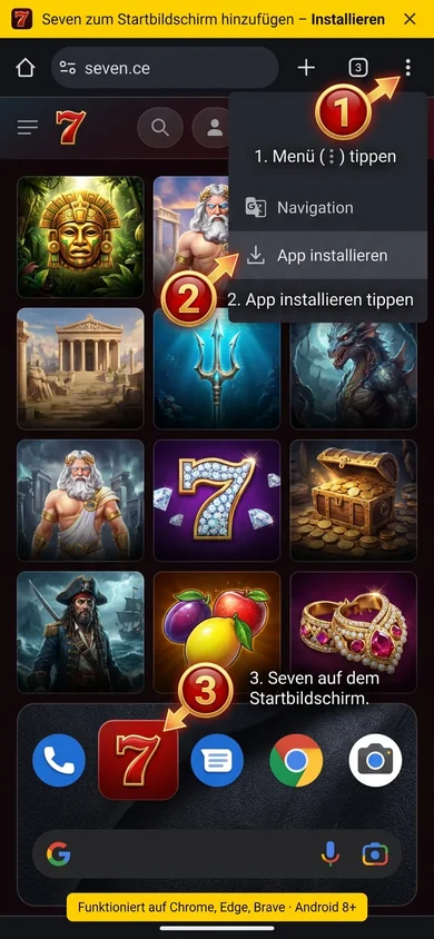 Seven auf Android installieren – Seven